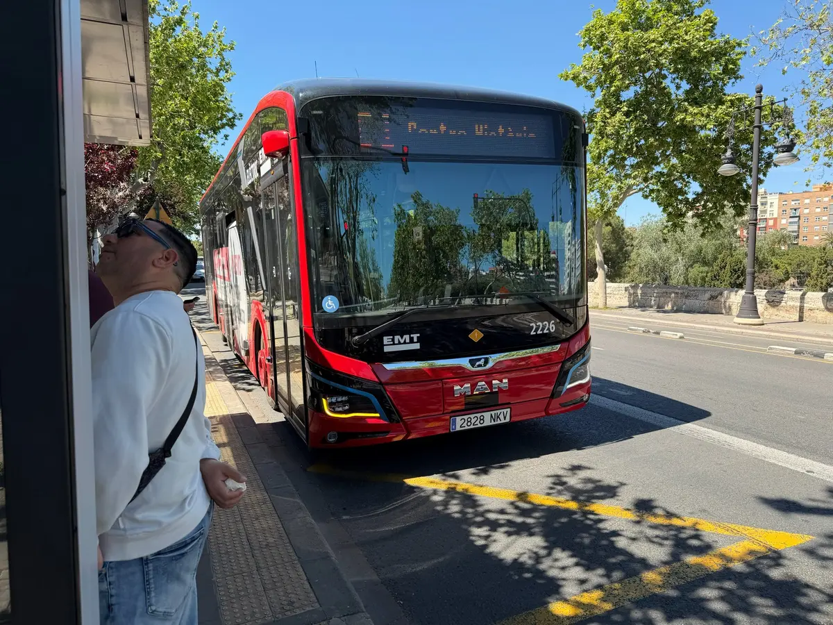 Bus in Valencia Spain