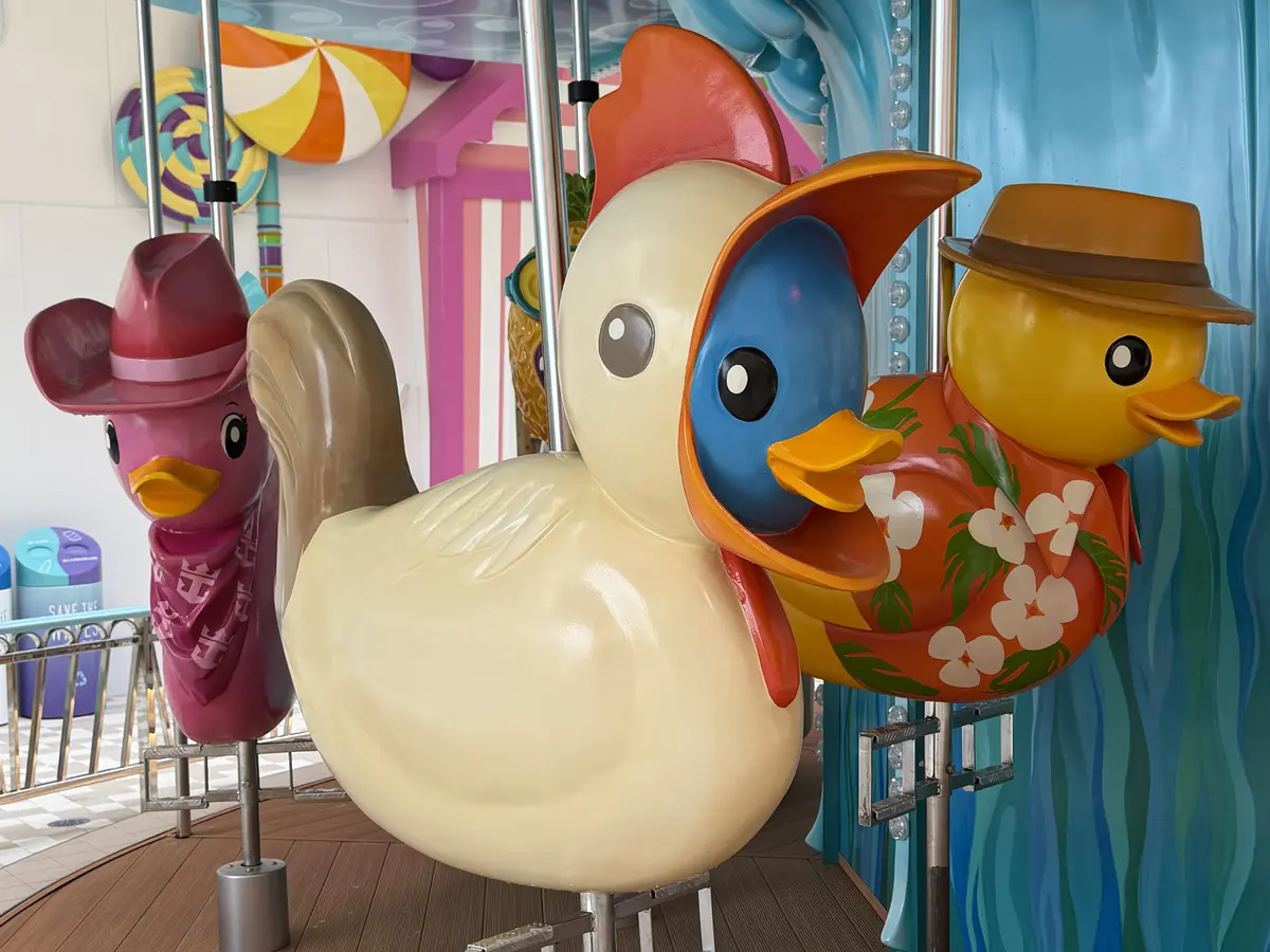 Carousel ducks
