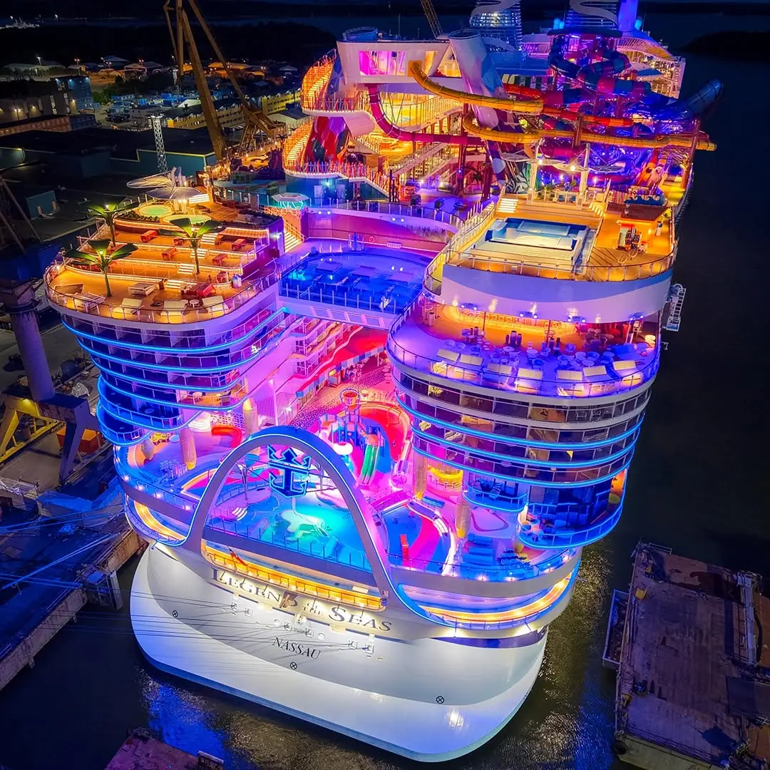 Legend of the Seas in shipyard