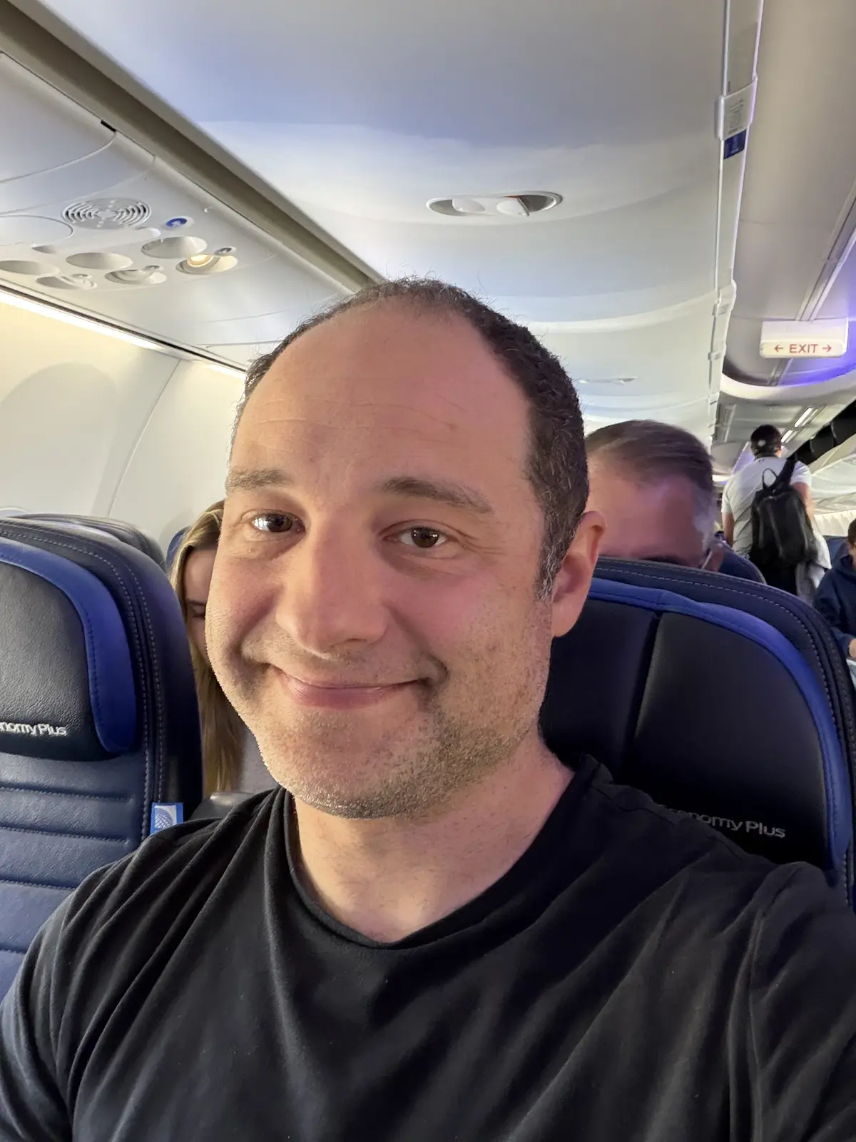 Matt in his seat