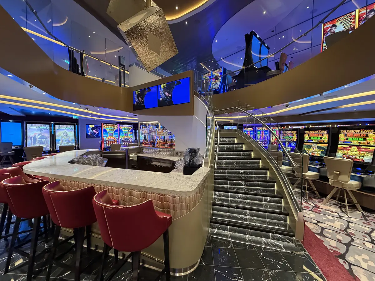 Stairs in casino