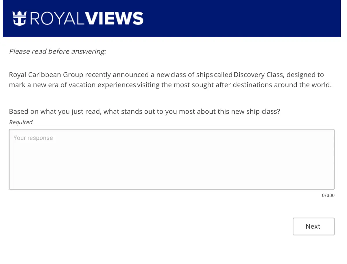 Email survey