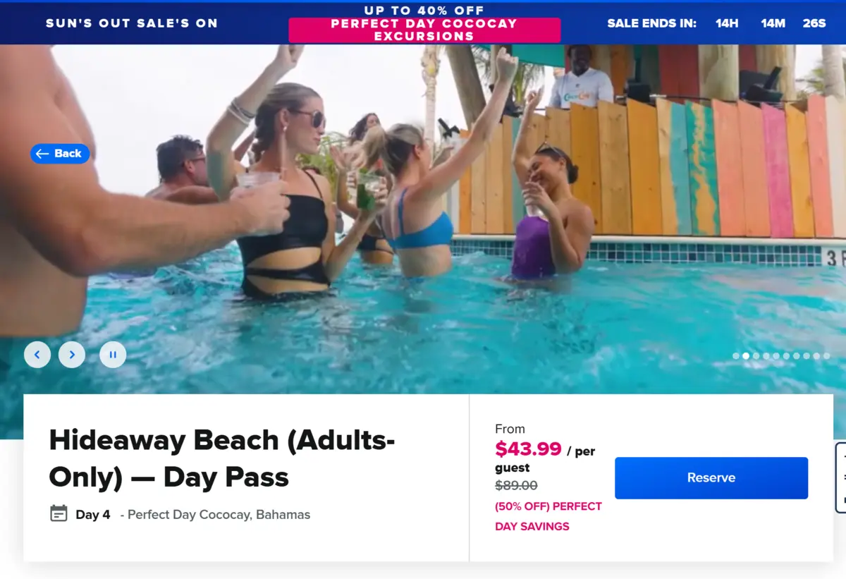 Cruise Planner Sale
