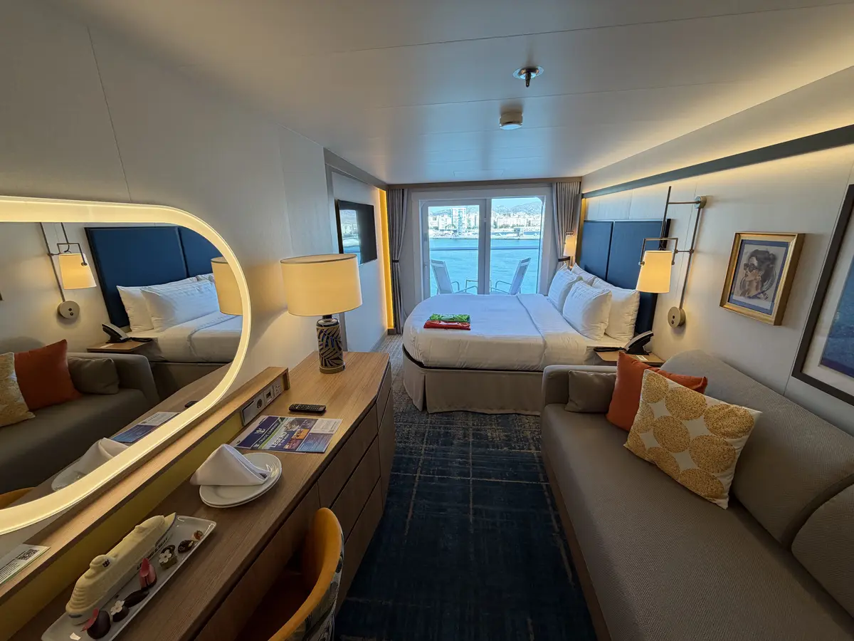 Balcony room on Legend of the Seas