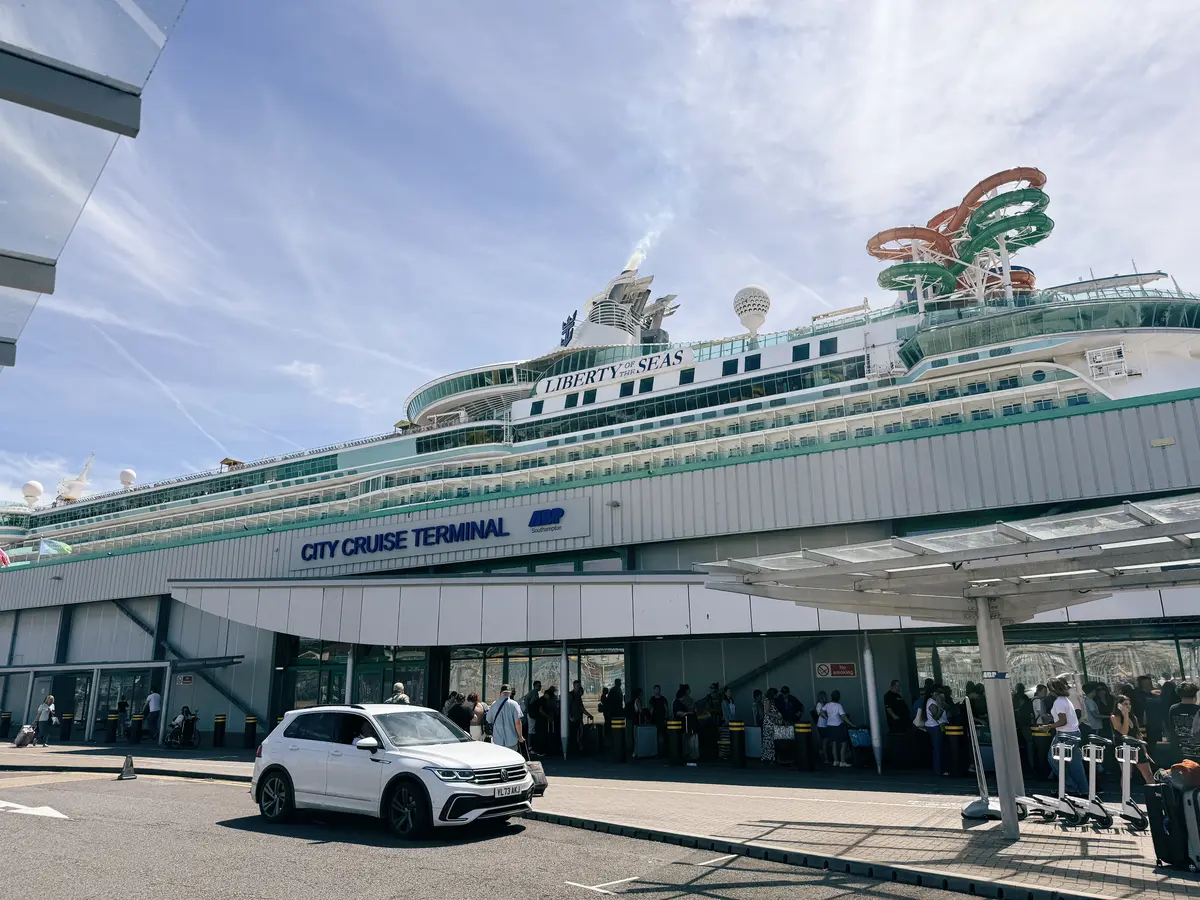Liberty docked in Southampton