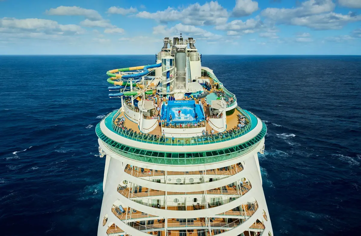 Freedom of the Seas aft aerial