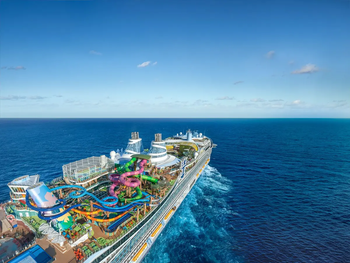 Waterpark view of Icon of the Seas