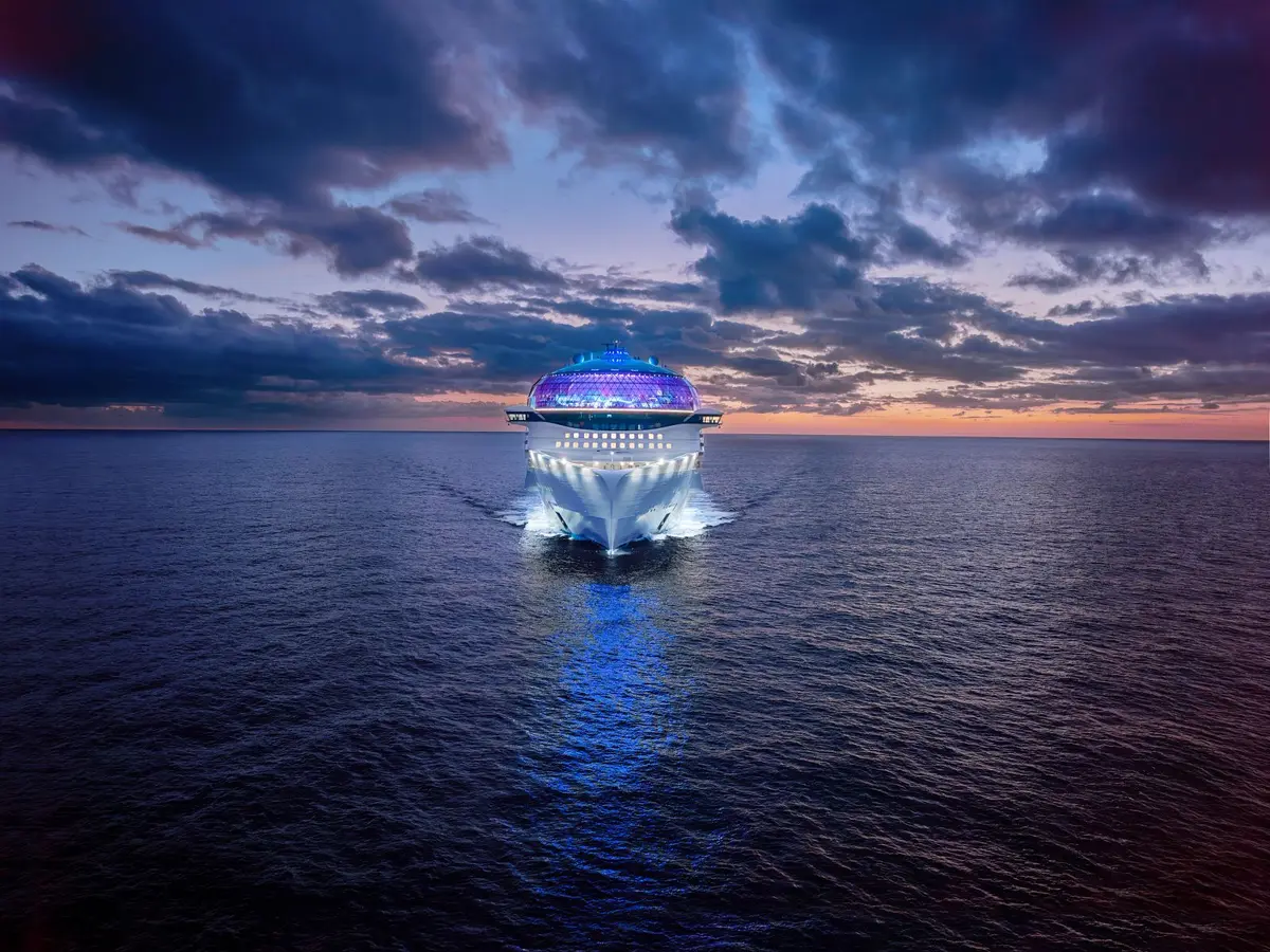 Icon of the Seas front night