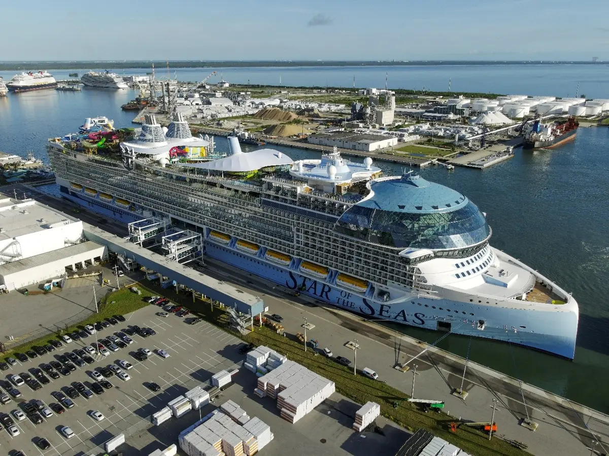 Star of the Seas docked in Port Canaveral