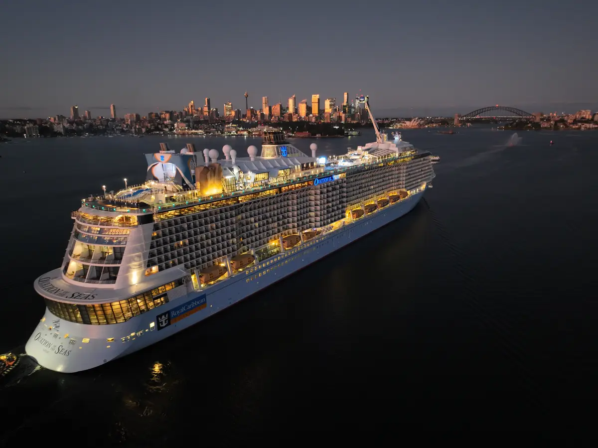Ovation of the Seas arrives in Sydney 