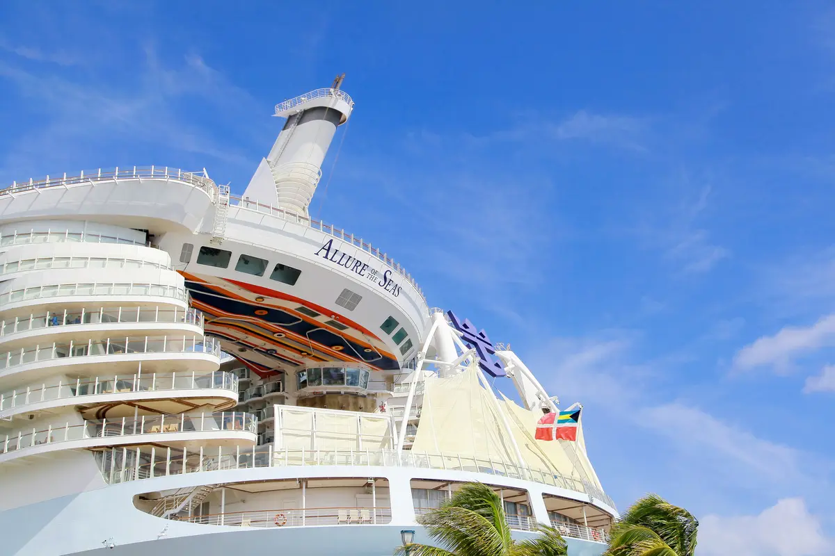 Allure of the Seas docked