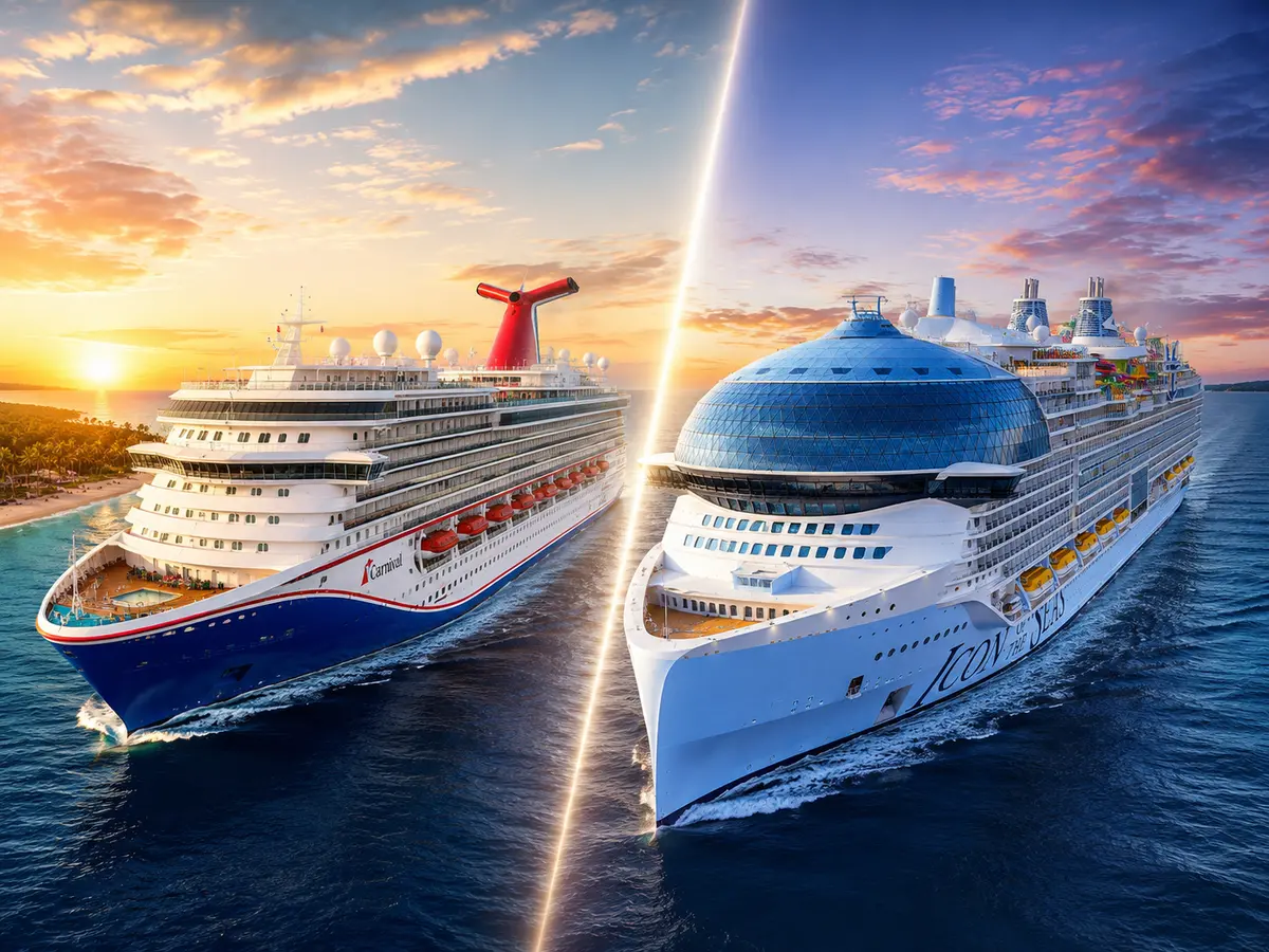 Carnival Ace Class vs Icon Class