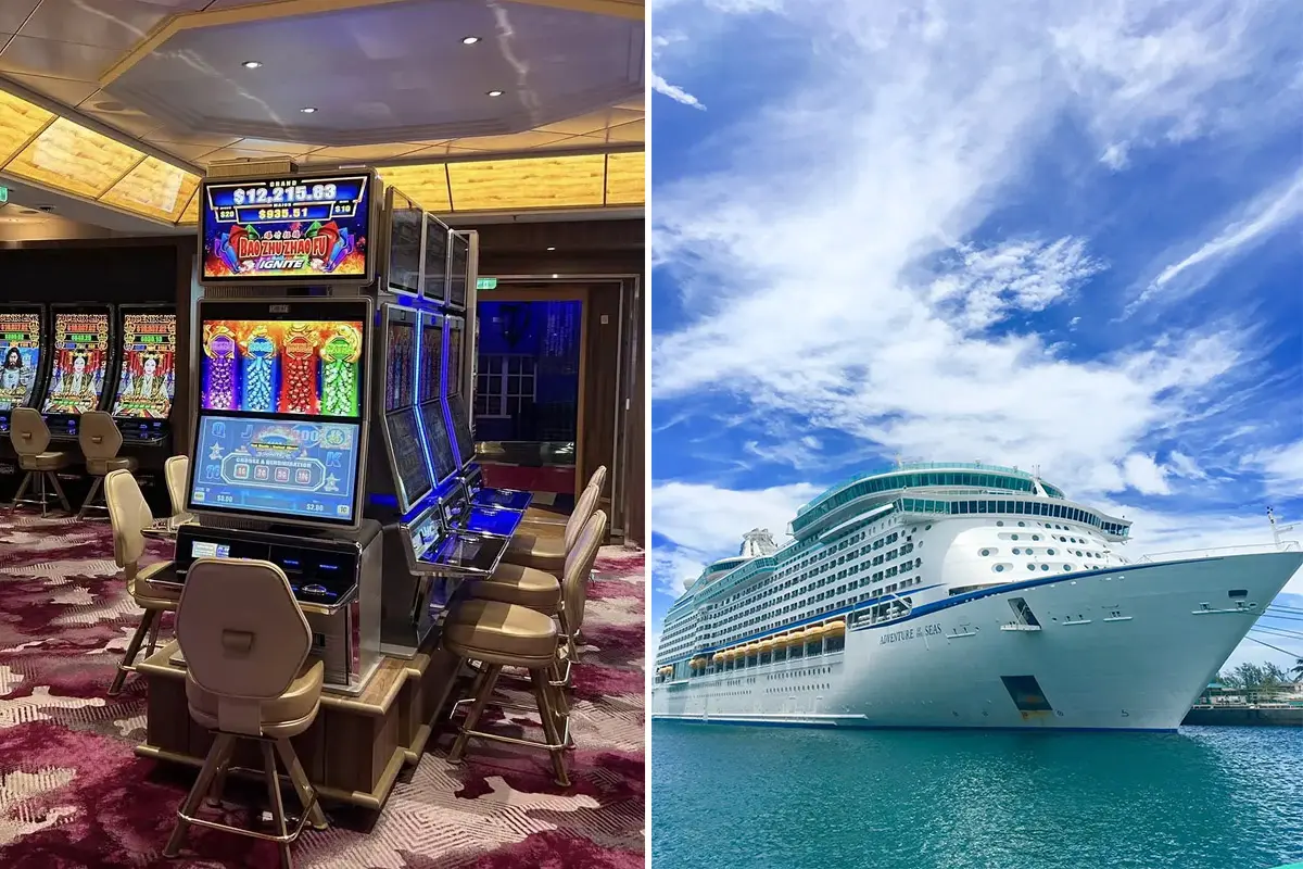 Casino, left. Ship, right