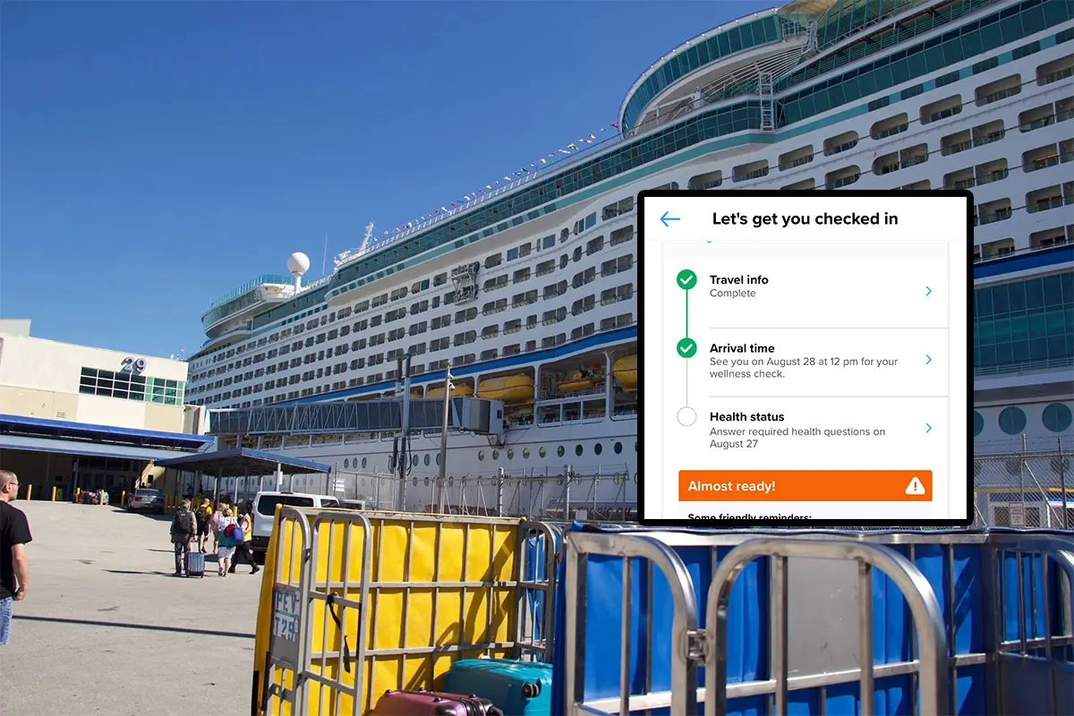 Boarding Process for a cruise