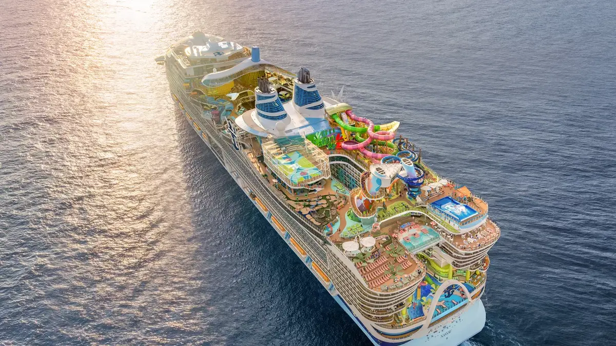 Icon of the Seas aerial