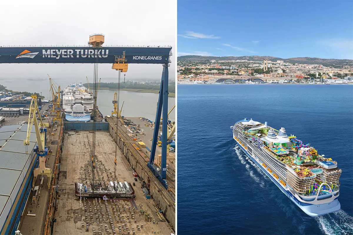 Keel laying for Icon 4