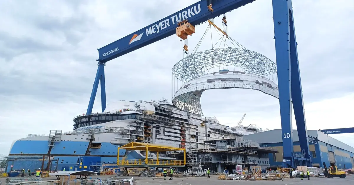 Installation of the Aquadome