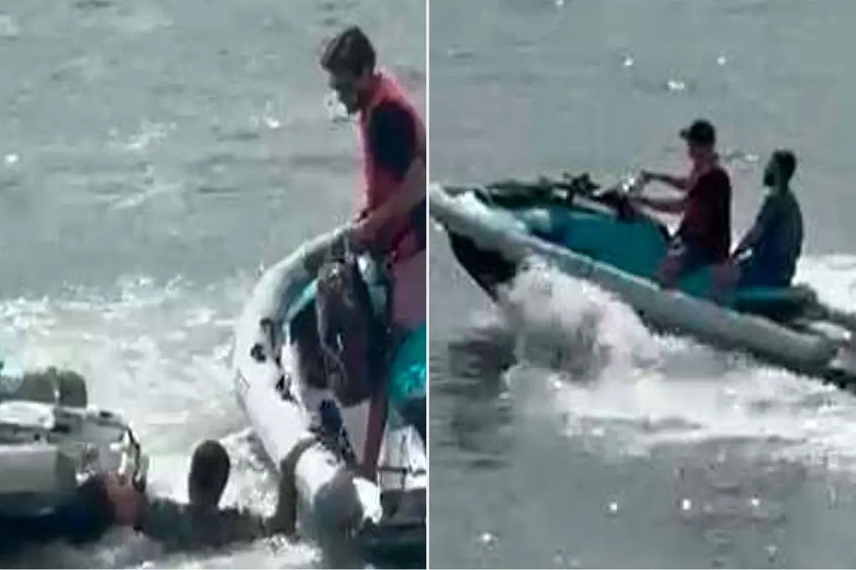 Man jumped off ship