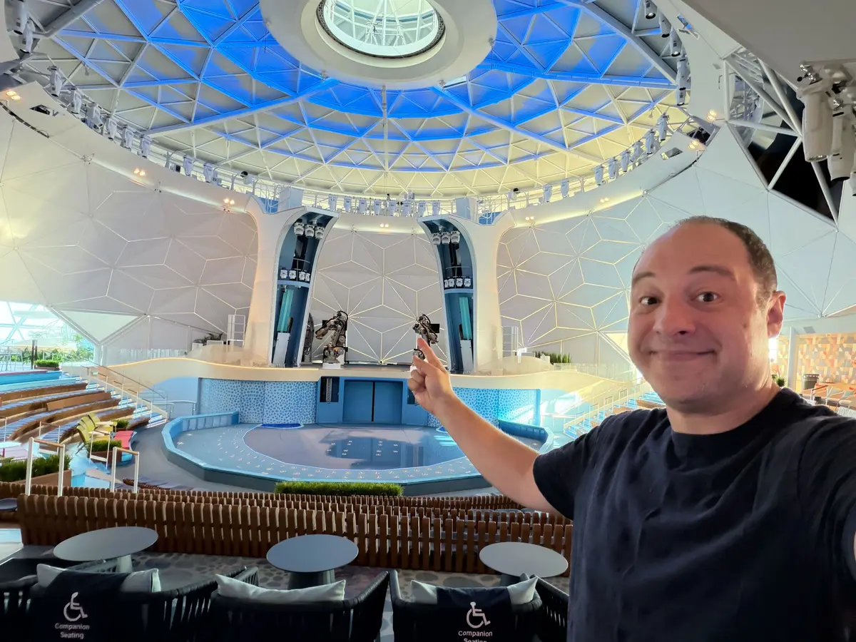 Matt in the Aquadome