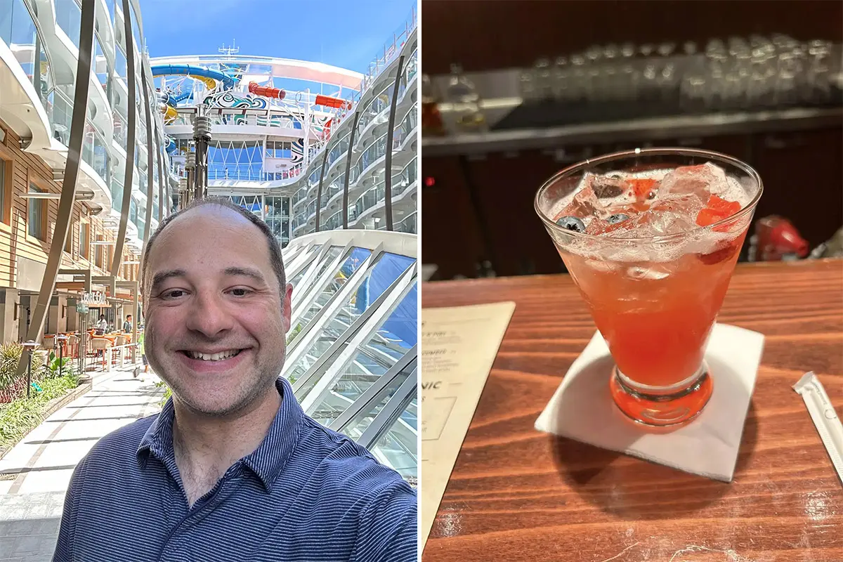 Matt, left. Cocktail, right