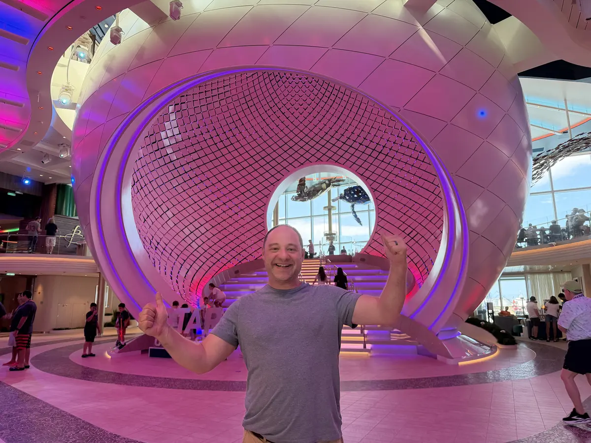 Matt in front of The Pearl