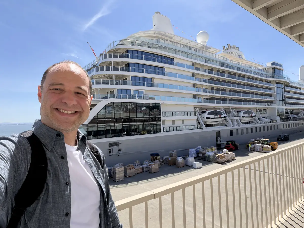 Matt in front of Silver Ray