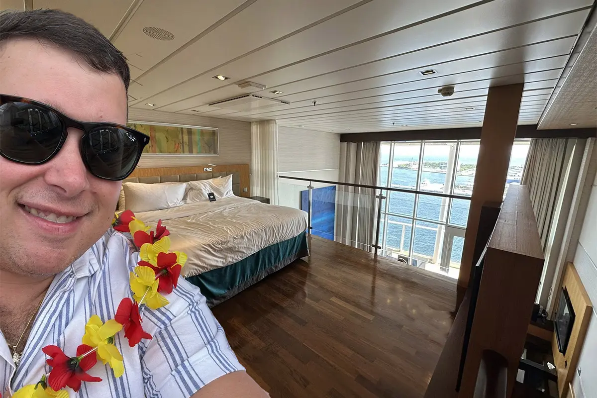Michael in a suite