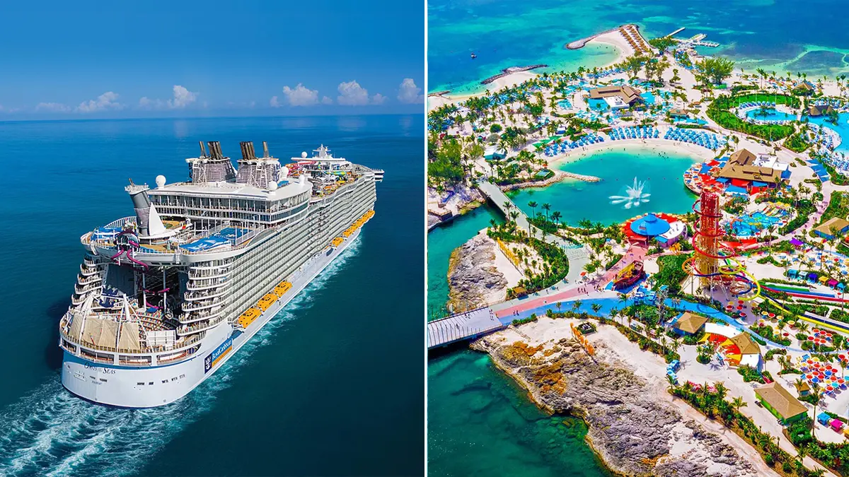 Oasis of the Seas and CocoCay