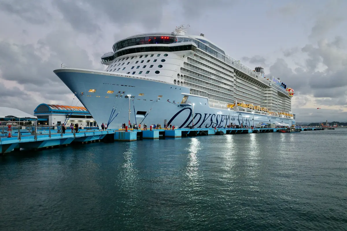Odyssey of the Seas Docked in San Juan, Puerto Rico