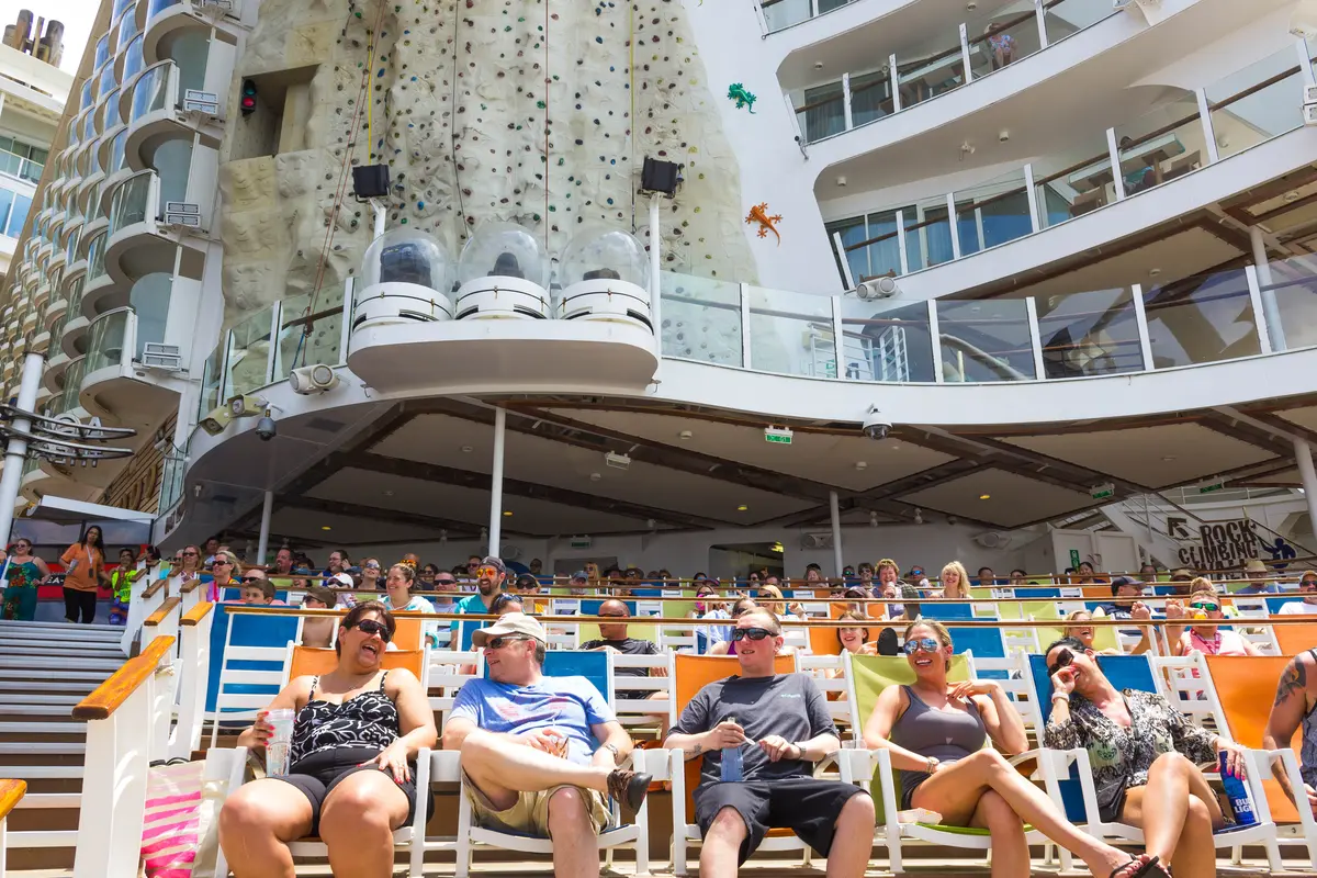 Cruise ship passengers