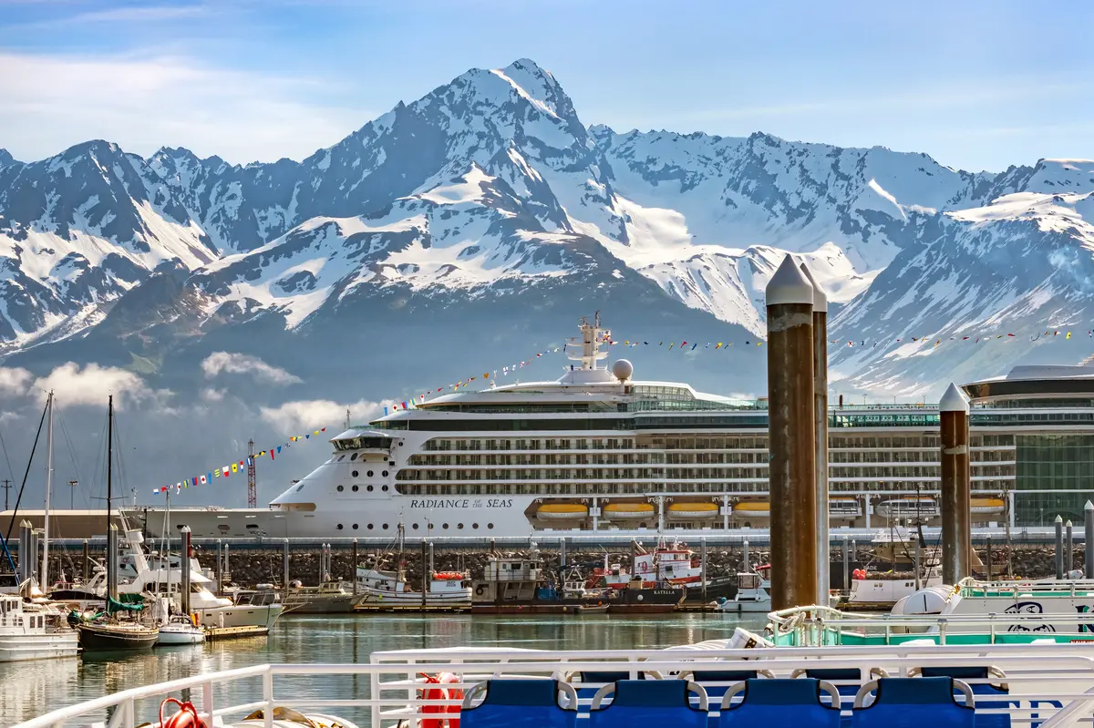 Radiance of the Seas in Seward, Alaska