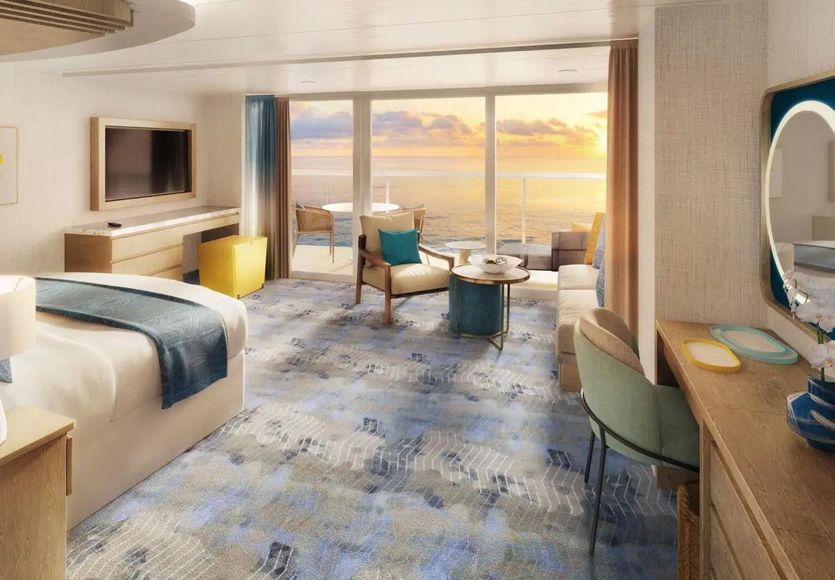 Icon of the Seas sunset suite