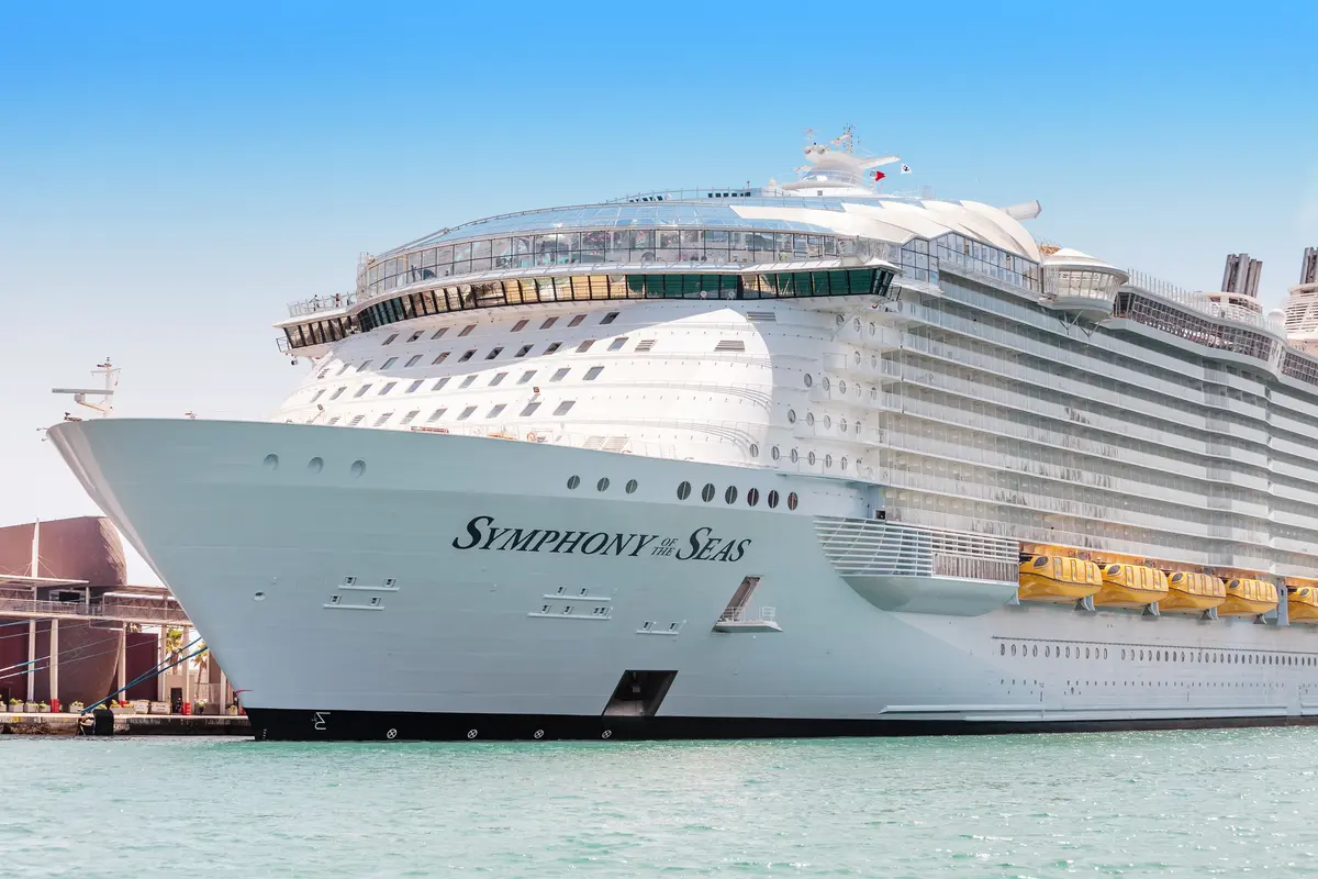 Symphony of the Seas docked