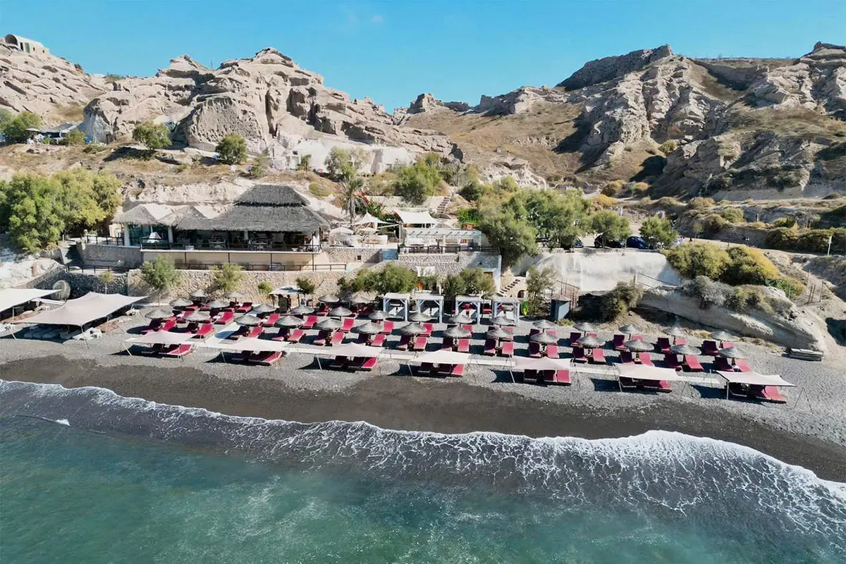 Aerial view of new Royal Beach Club