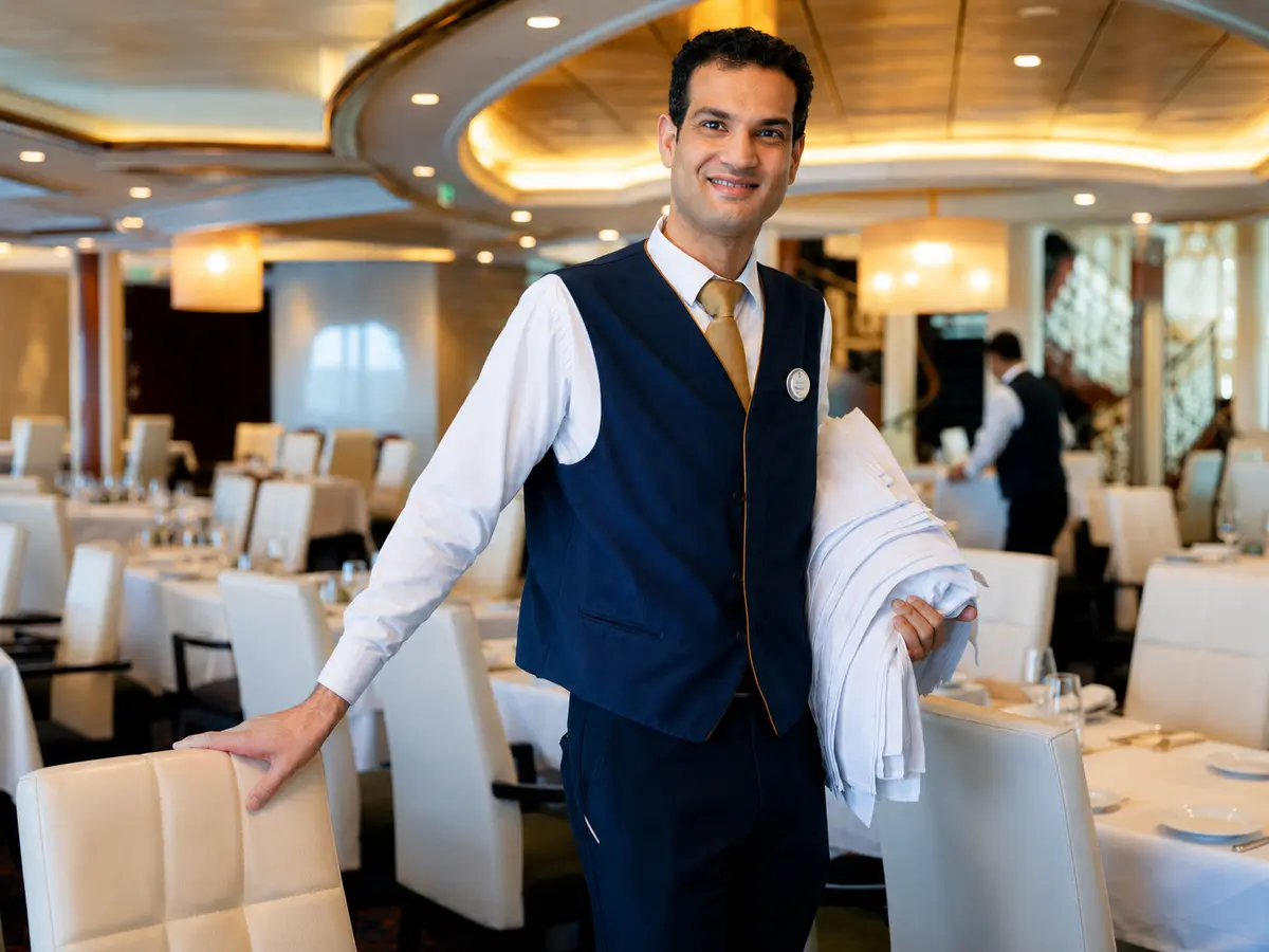 Waiter in the Main Dining Room