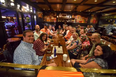 Friends in a pub