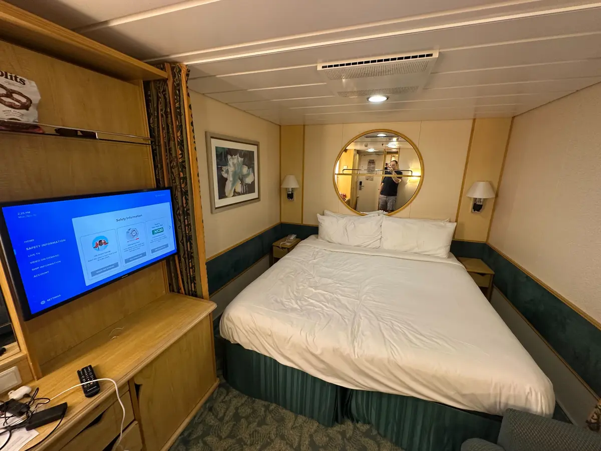 Inside cabin bed