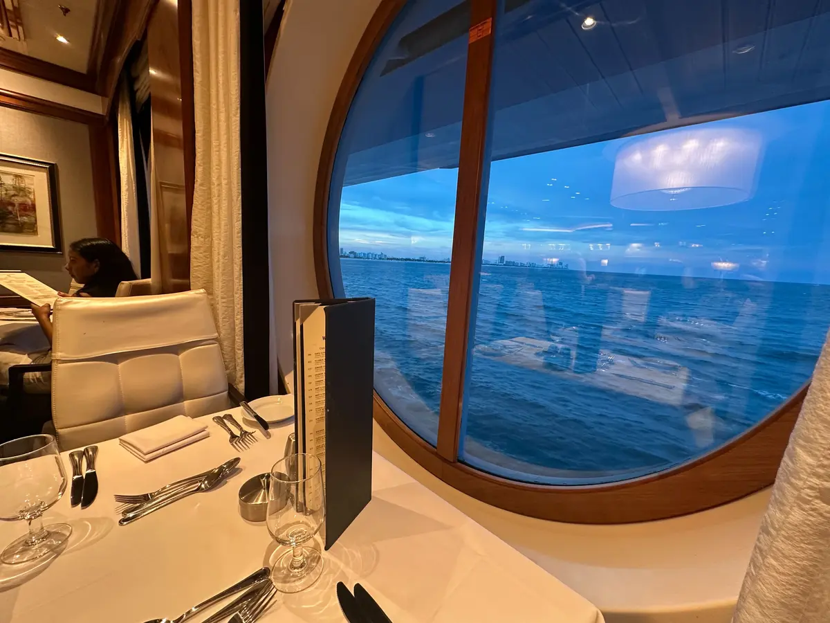 Window in main dining room