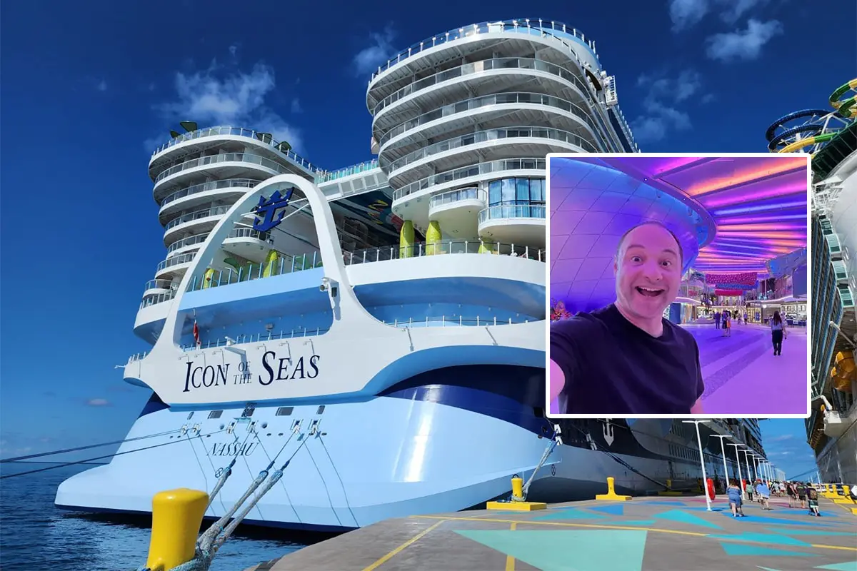 Matt cruises on Icon of the Seas