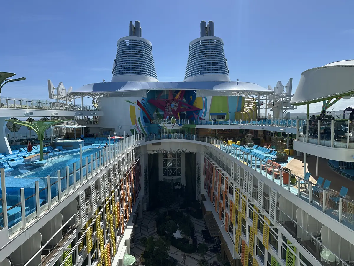 Pool deck on Star of the Seas